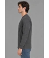 Openend 2 iplik Kapşonsuz Sweatshirt FÜME