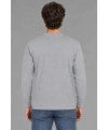 Openend 2 iplik Kapşonsuz Sweatshirt GRİ