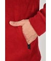 Softshell Polar Bordo Kolu Cepli