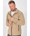 Unisex Kışlık Polar Mont BEJ