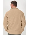 Unisex Kışlık Polar Mont BEJ