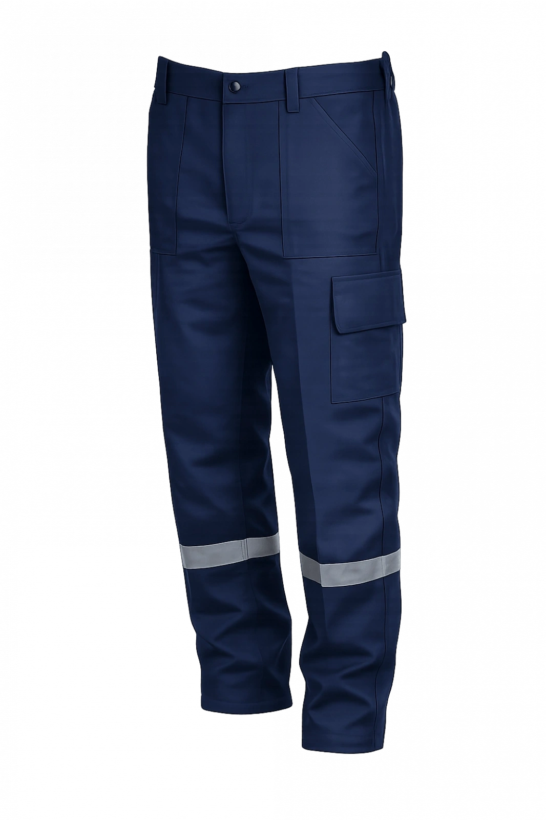 Lacivert Reflektörlü 16/12 Mevsimlik Gabardin Pantolon