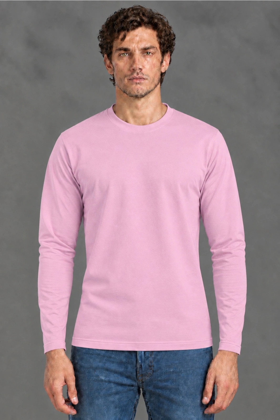ÇOCUK PEMBE UZUN KOL TİŞÖRT