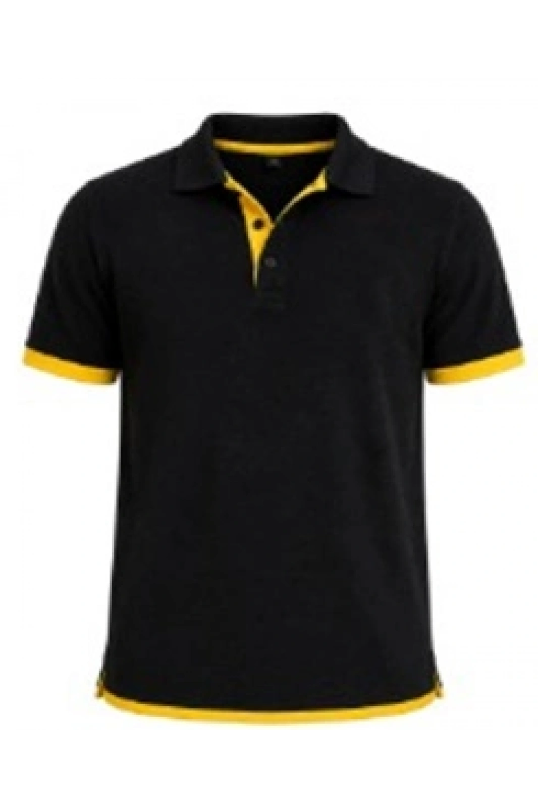 Sarı Parçalı Polo Yaka