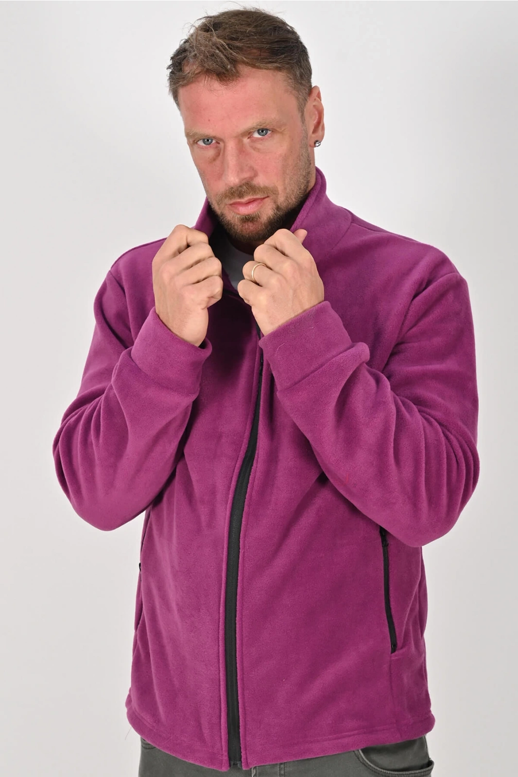 Unisex Kışlık Polar Mont MOR