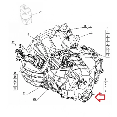Geely  Şanzuman Flanşı