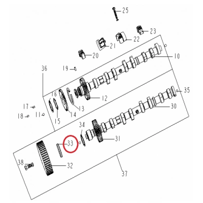 Geely CK Echo MK Familia Keçe Eksanrik Mil Emme