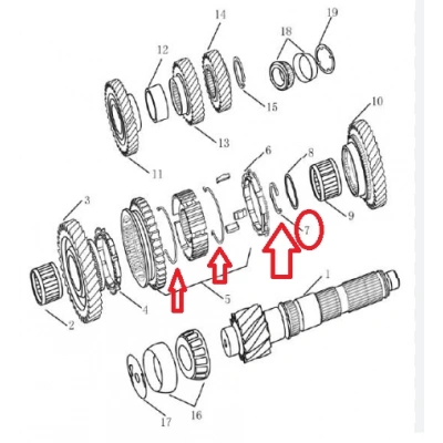 Geely CK Echo MK Familia Emgrand  Şanzıman Sekmanı