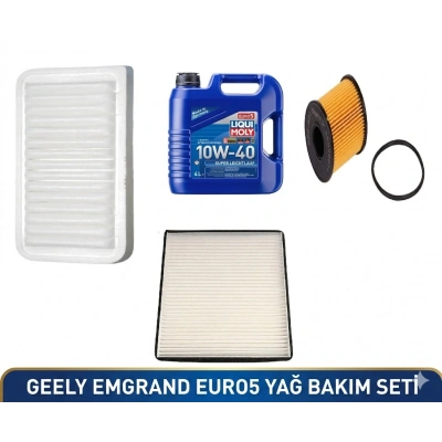 GEELY EMGRAND FC YAĞ BAKIM PAKETİ EURO5