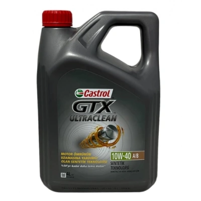 Castrol GTX Ultraclean 10W 40 A B Motor Yağı 4 Litre