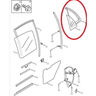 CK ARKA KELECEK CAMI SAĞ