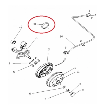 CK ECHO Arka Aks İç Rulman Keçesi