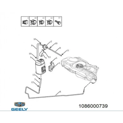 CK Echo MK Familia Motor Kanister Kontrol Valfi