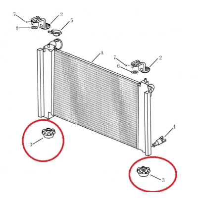 EMGRAND FC RADYATÖR ALT MONTAJ TAKOZU