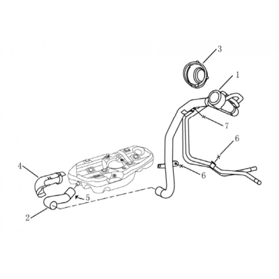 Emgrand FC Yakıt Plastik Borusu