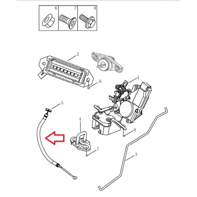 EMGRAND HB BAGAJ KAPI TELİ