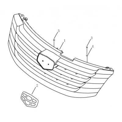 Emgrand Ön Panjur Amblemi