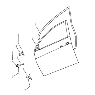 EMGRAND ÖN SAĞ KAPI