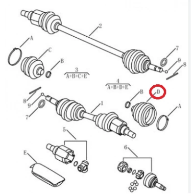 GEELY CK DIŞ AKS KÖRÜK
