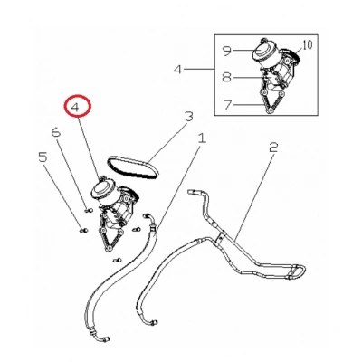 GEELY CK ECHO DİREKSİYON POMPASI
