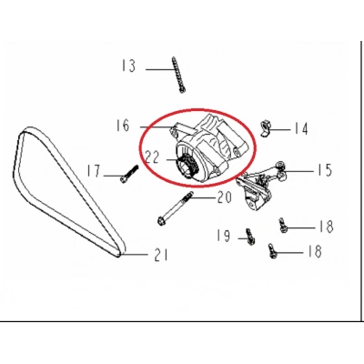 GEELY CK ECHO MK ALTERNATÖR