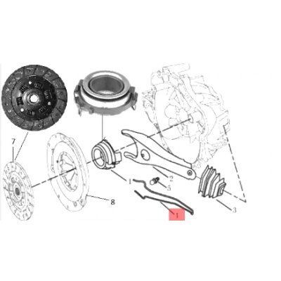 GEELY DEBRİYAJ CATAL YAYI