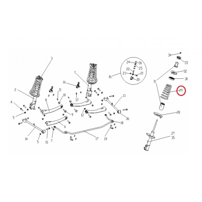 Geely Echo Ck Arka Helezon Yayı