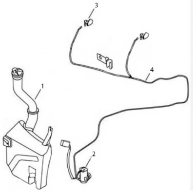 Geely Echo Ck Motorlu Silecek Su Deposu