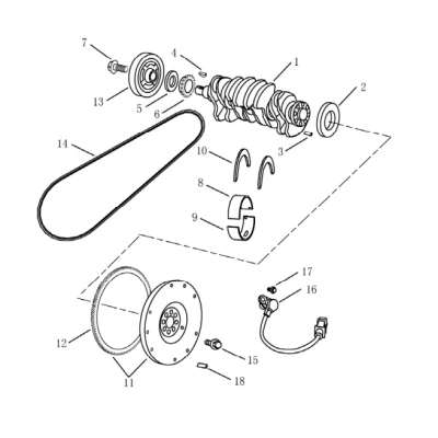 Geely Emgrand- FC Krank Sensör EURO 5 ORJINAL