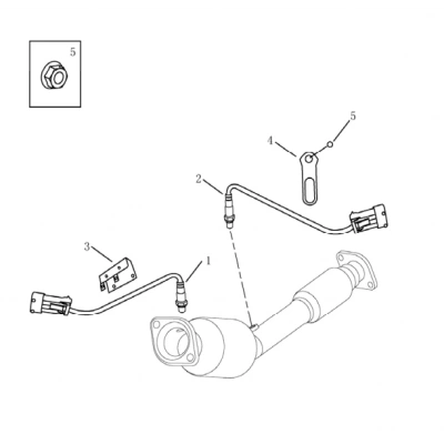 GEELY EMGRAND FC MK OKSİJEN SENÖRÜ ÖN