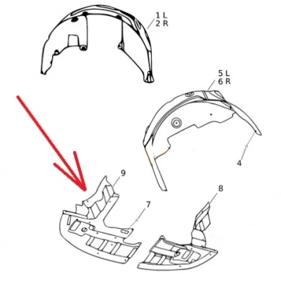 GEELY EMGRAND MOTOR ALT BAKALİT SAĞ