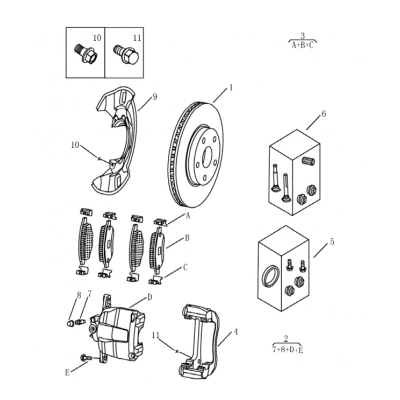 GEELY EMGRAND ÖN DISK TAKIM