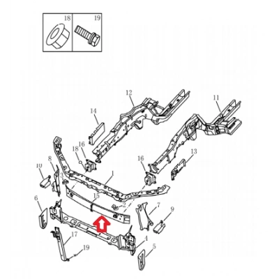 Geely Emgrand Ön Tampon Demiri