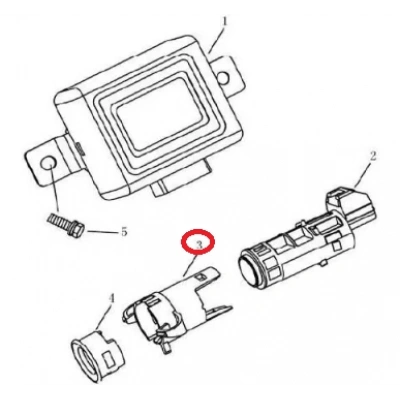 GEELY Emgrand Park Sensörü Çerçevesi