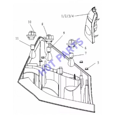 GEELY FC SAĞ STOP LAMBASI