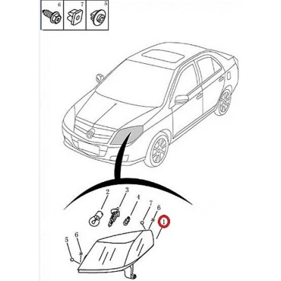 GEELY MK FAMİLİA FAR SOL