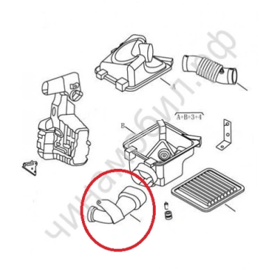 Geely Mk Hava Çikis Alt Hortum