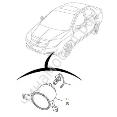 GEELY MK SİS FARI SAĞ