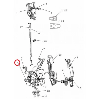 MK KAPI KİLİDİ ÖN SAĞ