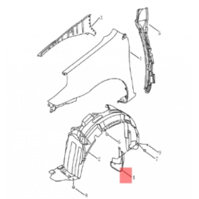 GEELY MK FAMİLİA PACALIK ÖN SAĞ