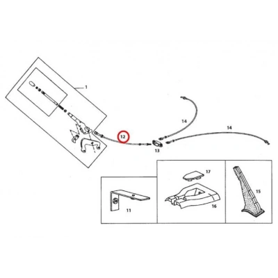 TELCOLINE / XENON EL FREN TELİ ÖN ÇİFT KABİN (52cm)