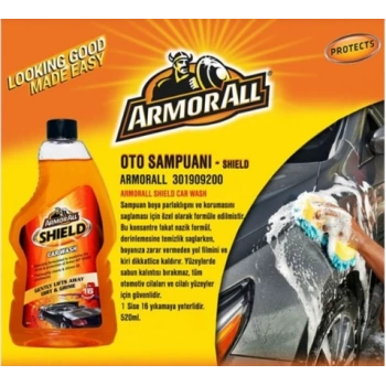 ARMORALL GUCLU ETKILI CILALI OTO YIKAMA SAMPUANI 520ML