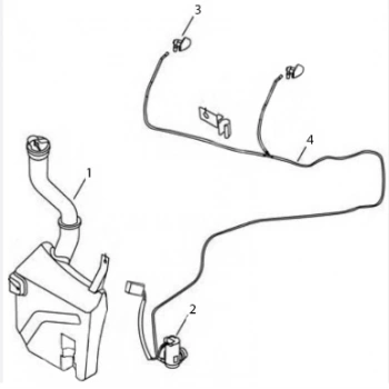 CK SİLECEK SUYU HORTUMU ORJİNAL