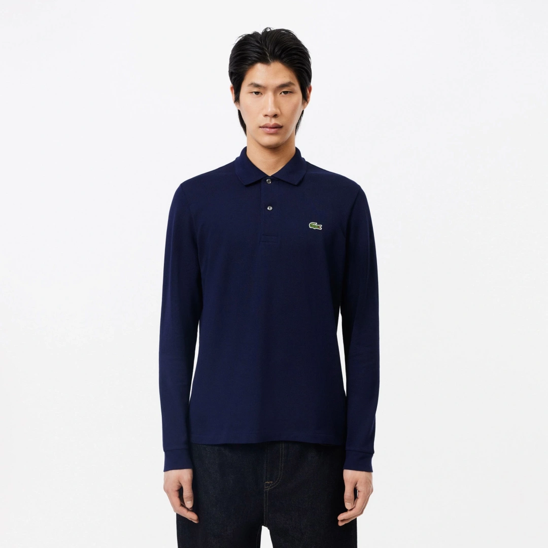 L.12.12 Classic Fit Uzun Kollu Lacivert Polo