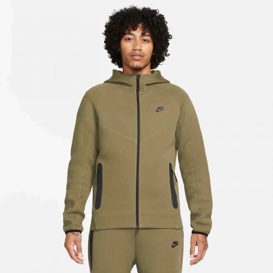 Sportswear Tech Fleece Windrunner Eşofman Üstü Medium Olive/Siyah