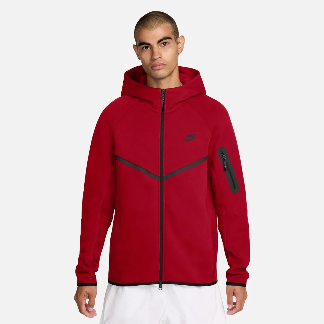 Tech Full-Zip Windrunner Hoodie University Red