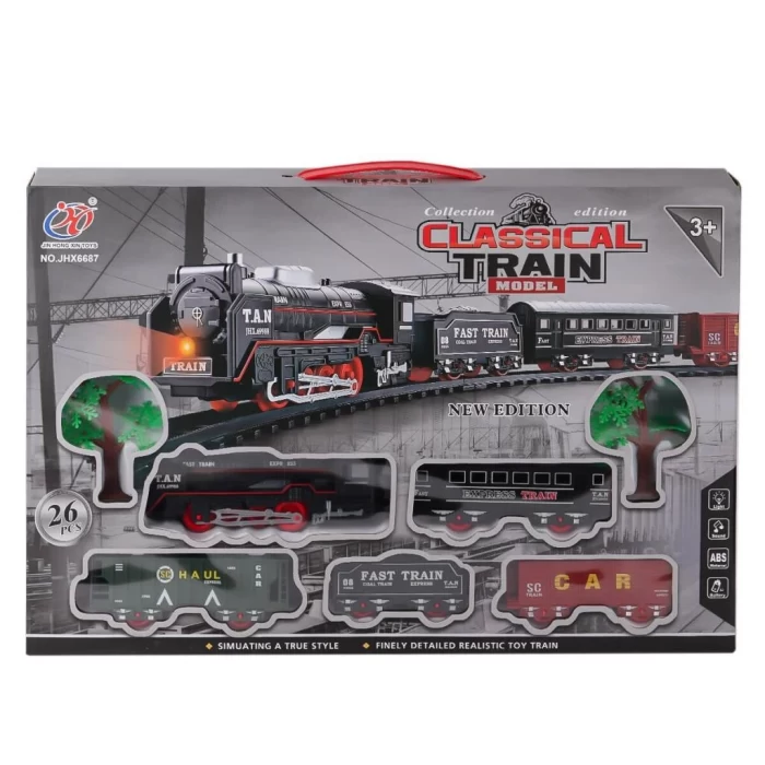 Nessiworld  JHX6687 Sesli Işıklı Tren 26 Parça