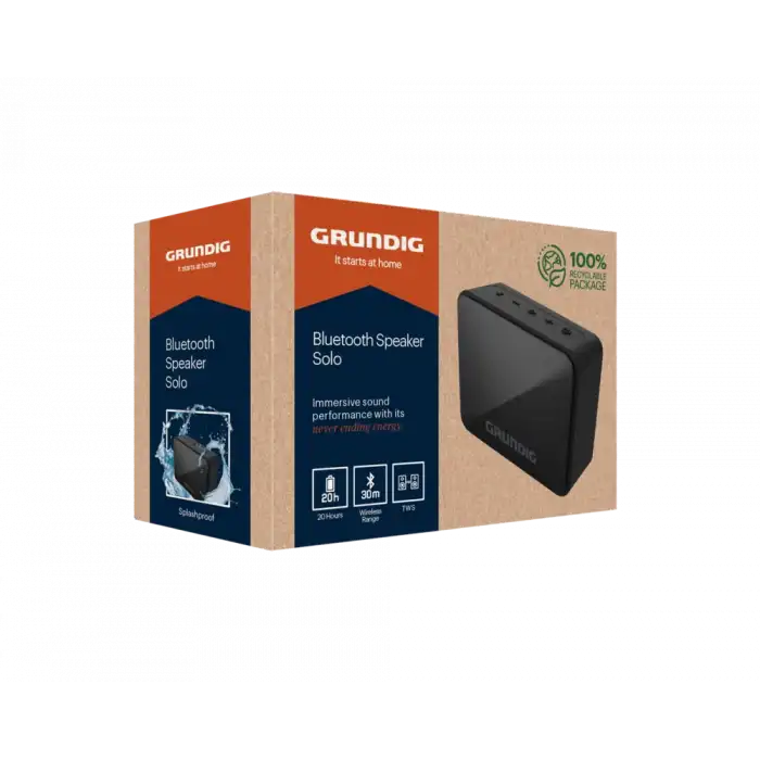 Grundig Solo BT Hoparlör Siyah