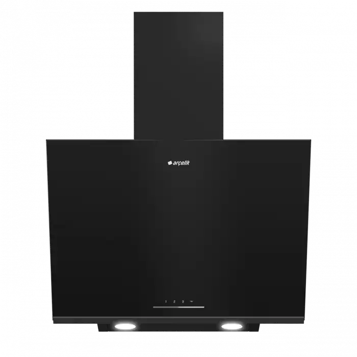 Arçelik ADE 606 D Siyah Ankastre Davlumbaz