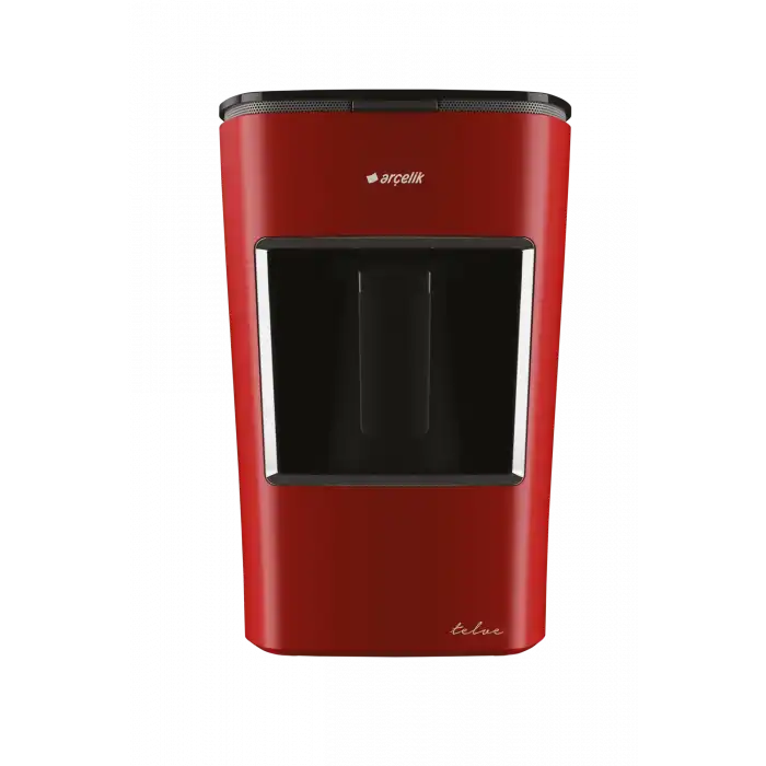 Arçelik K 3300 Tekli Kırmızı Mini Telve Türk Kahve Makinesi